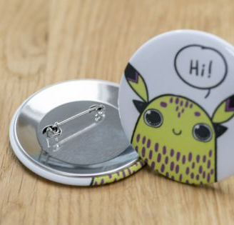 59 mm Button